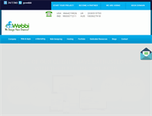 Tablet Screenshot of gowebbi.com